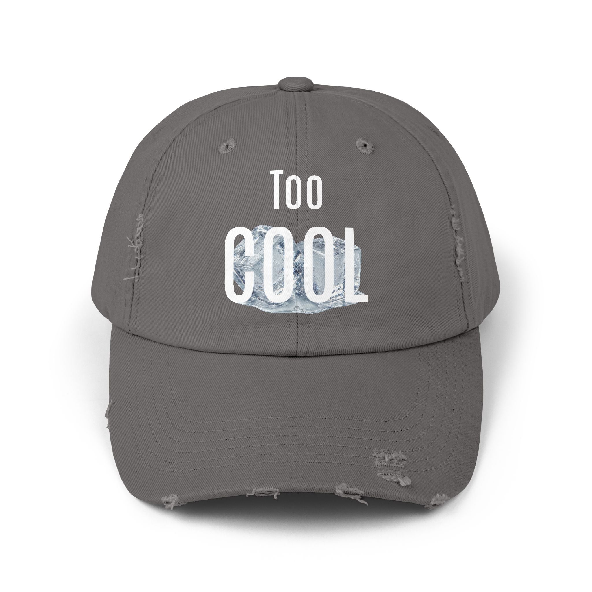 Too Cool distressed cotton baseball cap
