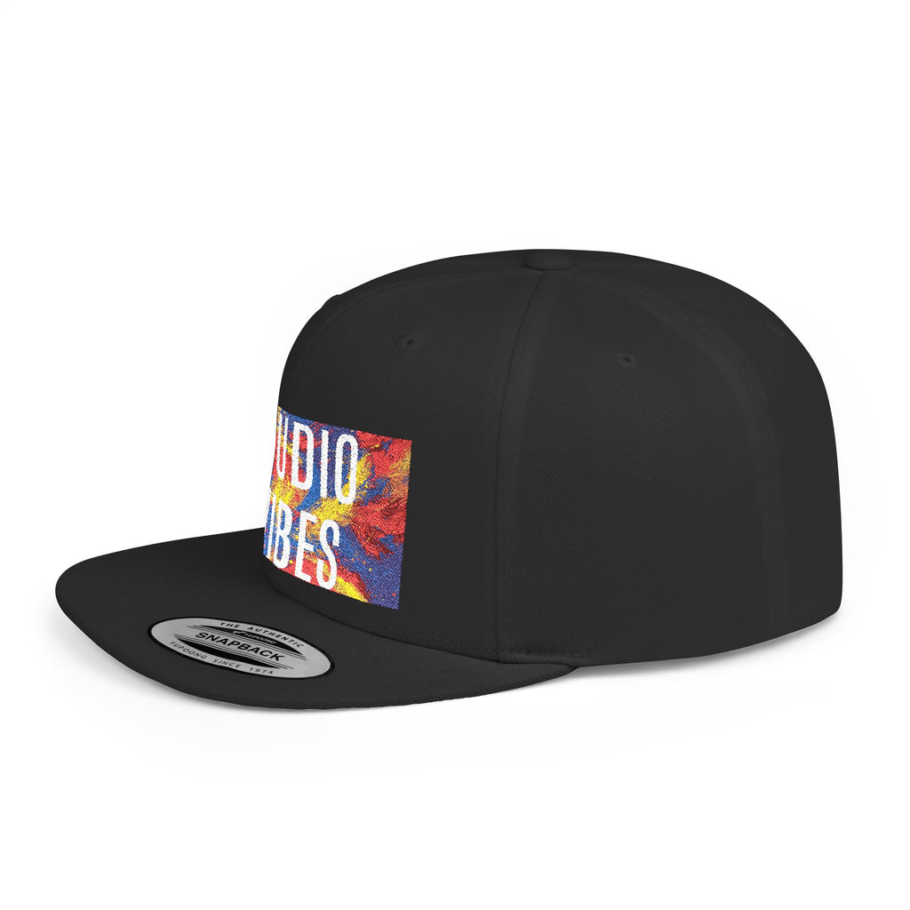 Studio Vibes embroidered flat bill snapback hat