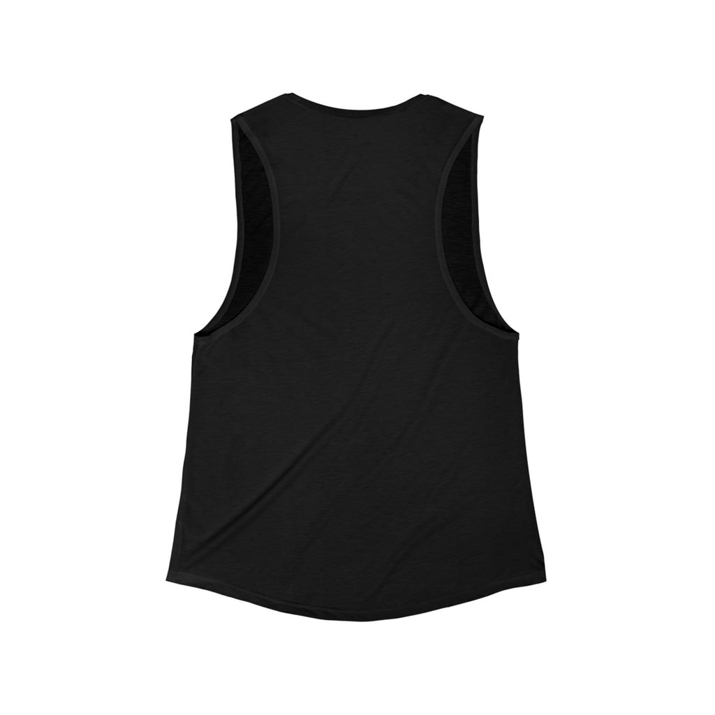 Women's Mood dog graphic flowy muscle tank top – view 5