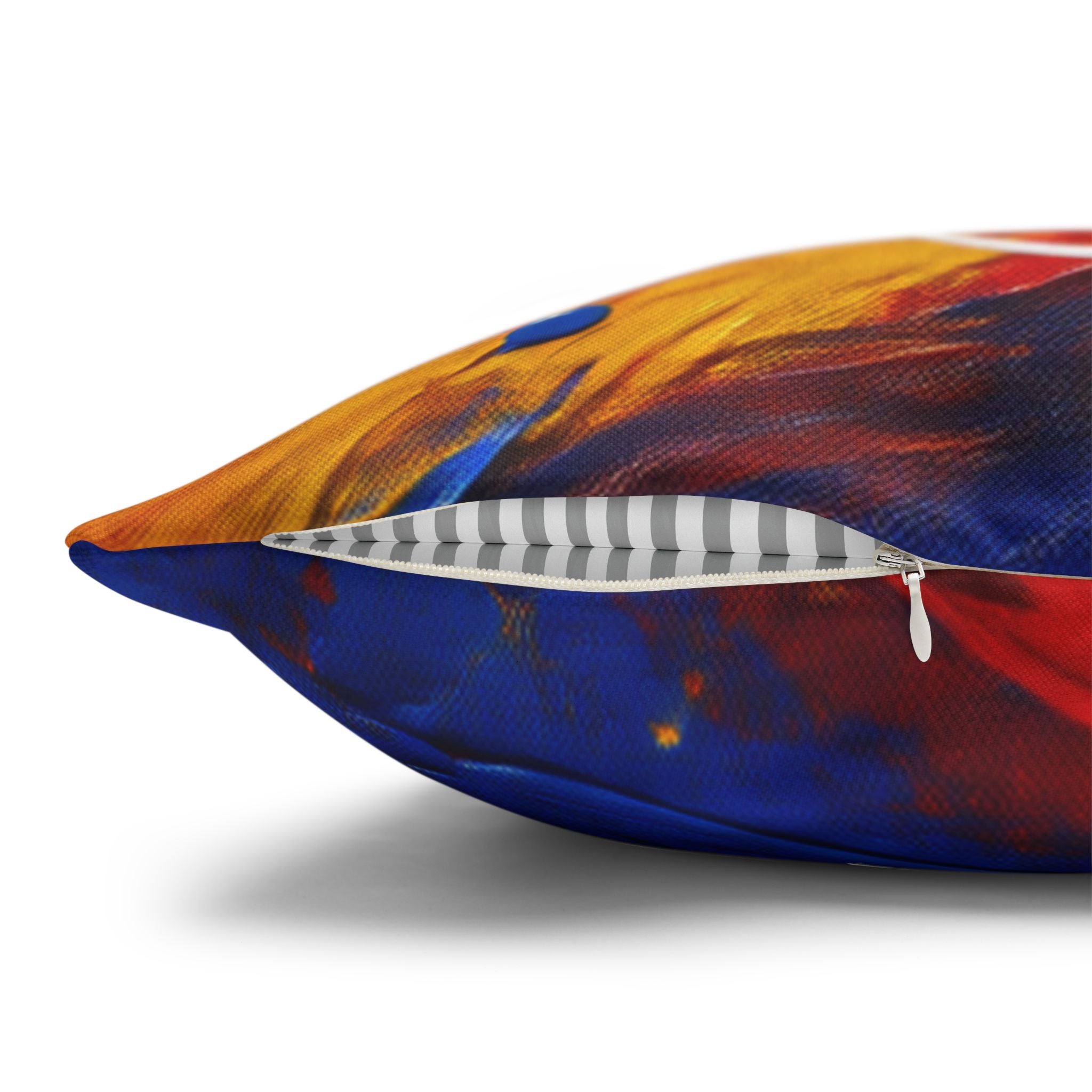 Studio Vibes colorful headphone throw pillow cover