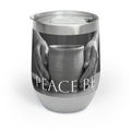 Peace Be Smoov 12 oz insulated wine tumbler