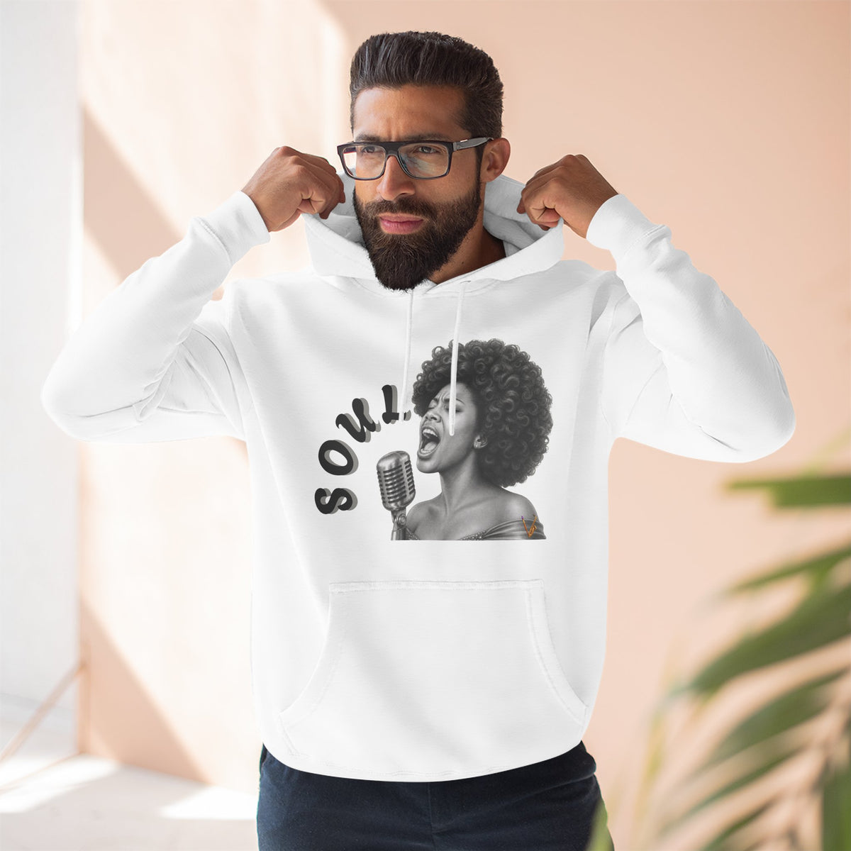 Women's Soul Singer Graphic Pullover Hoodie