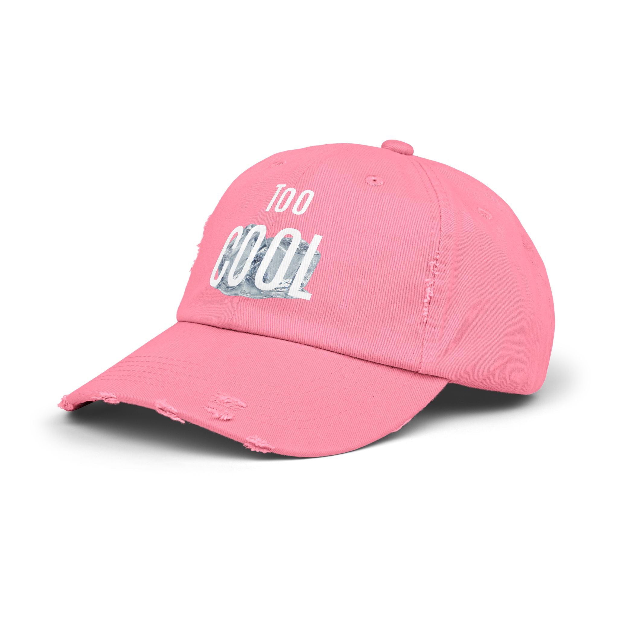 Too Cool distressed cotton baseball cap