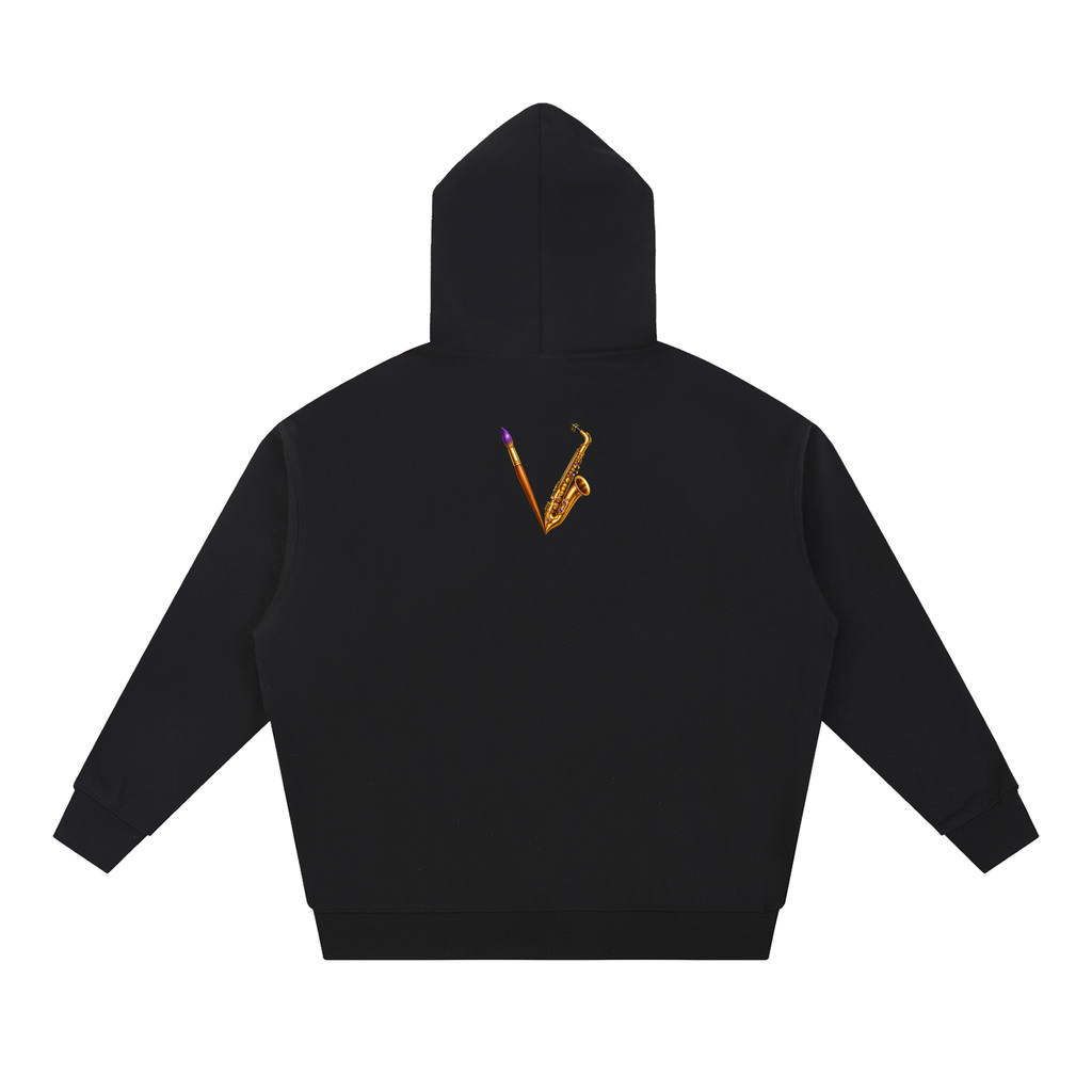 Peace Be Smoov Camo Graphic Heavyweight Hoodie – product image 10