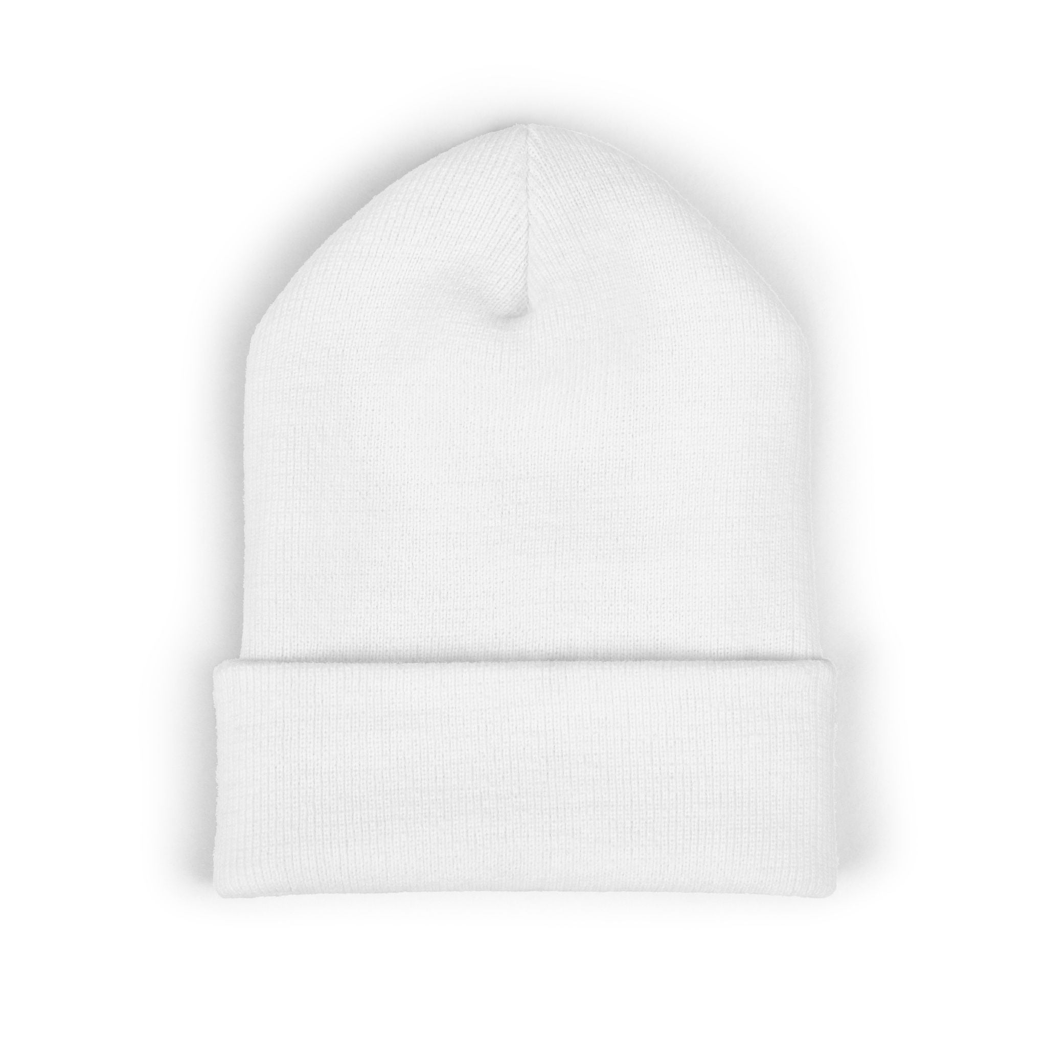 Everything Is Art cuffed beanie with black lettering – view 11