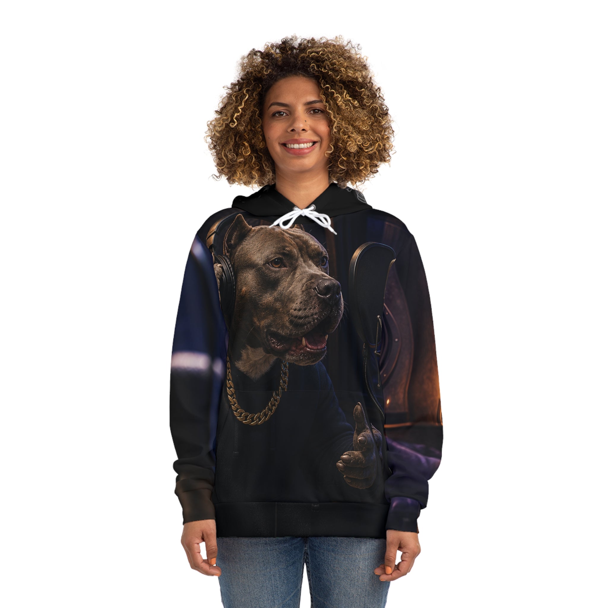 Studio Dog Music Producer Graphic Hoodie – product image 6
