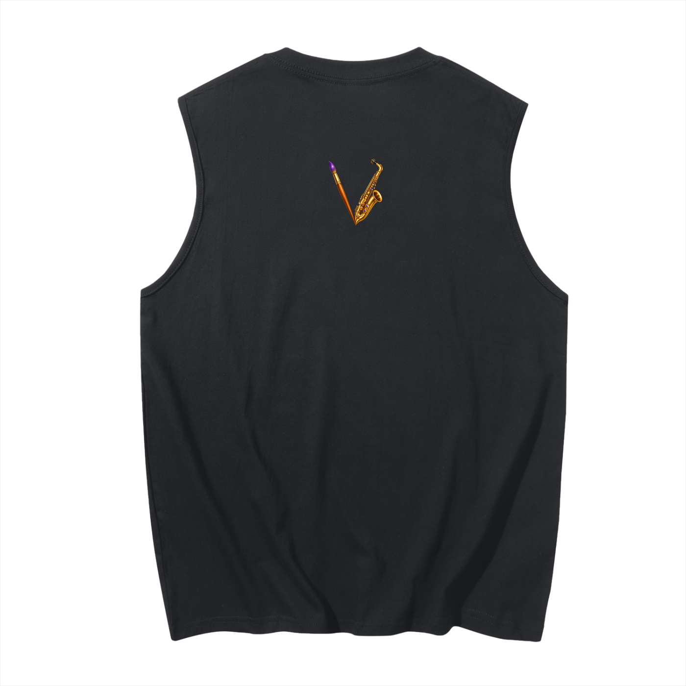 Men’s Mood Keep Calm Graphic Cotton Tank Top – product image 6