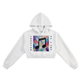 Women’s Creator of Art Graphic Cropped Hoodie – product image 3