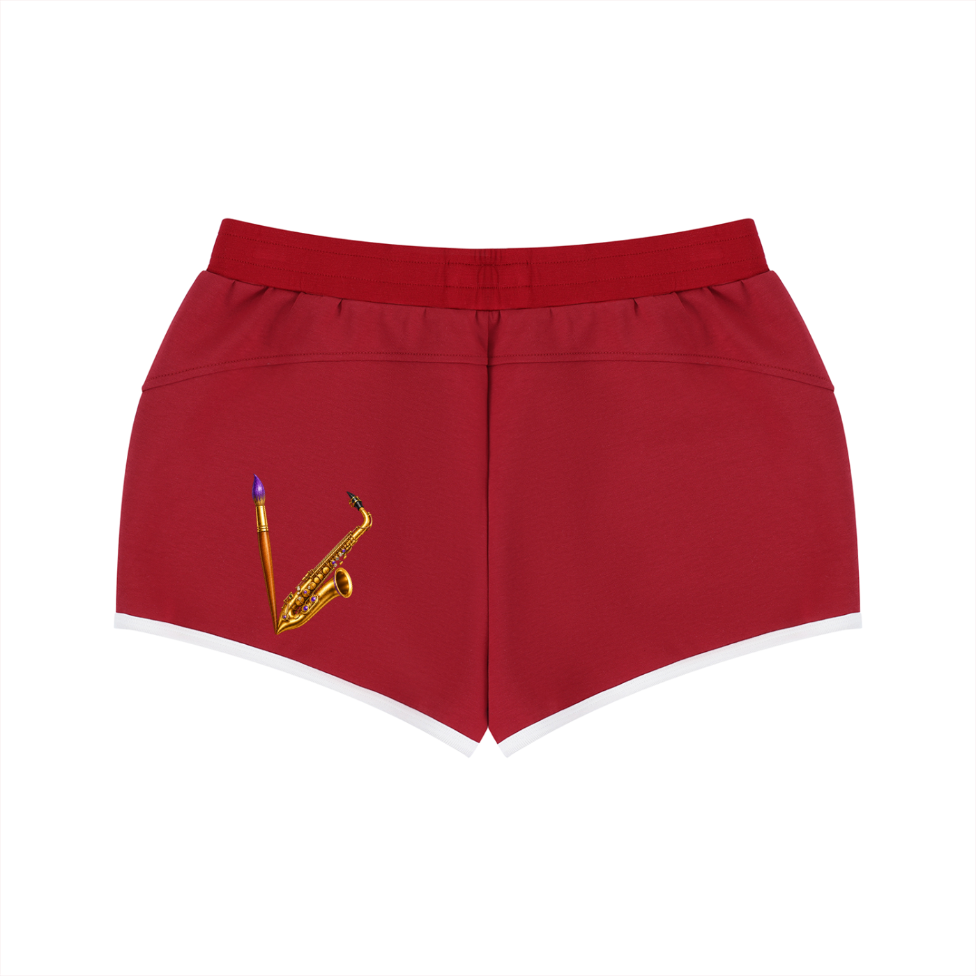 Women’s Peace Be Smoov Retro Athletic Shorts – product image 8