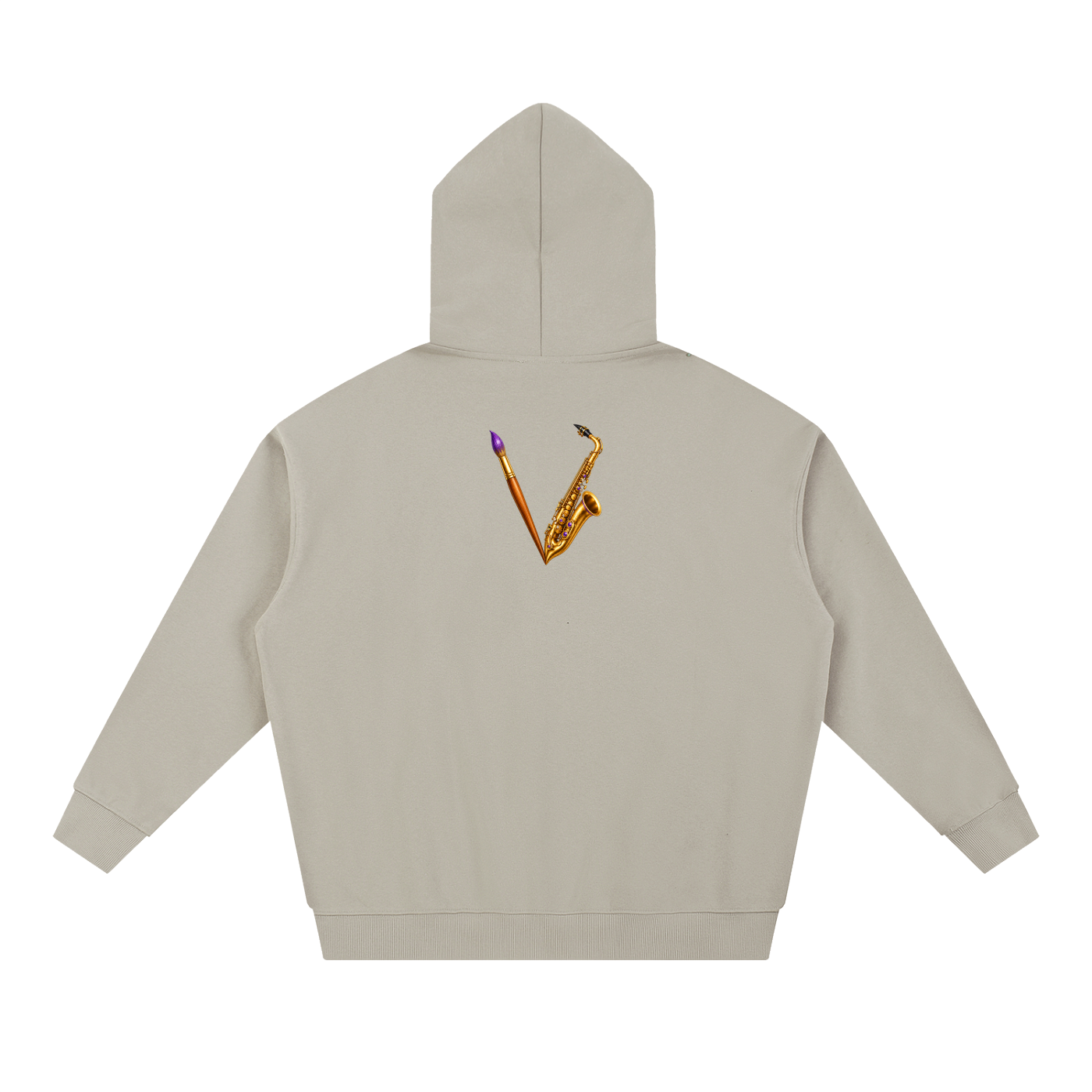 Peace Be Smoov Camo Graphic Heavyweight Hoodie – product image 14