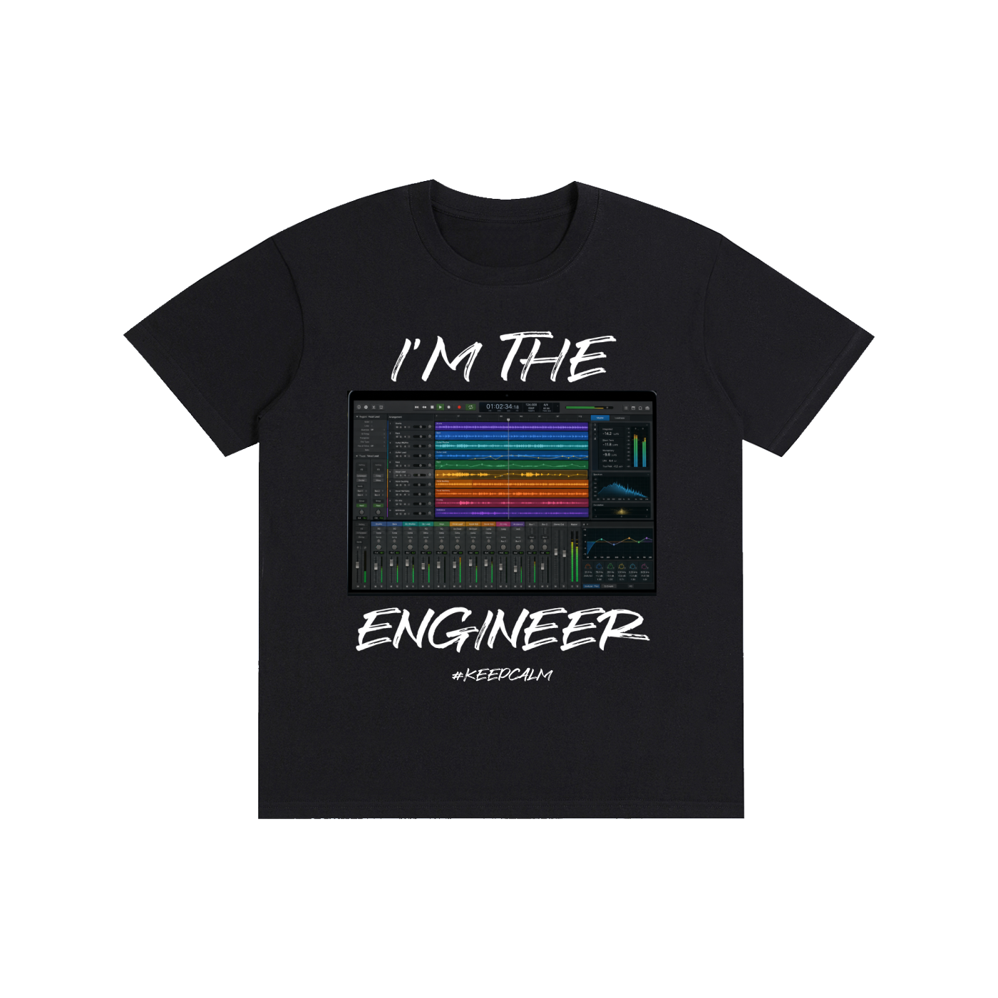 I’m the Engineer Music Producer Graphic T-Shirt – product image 1