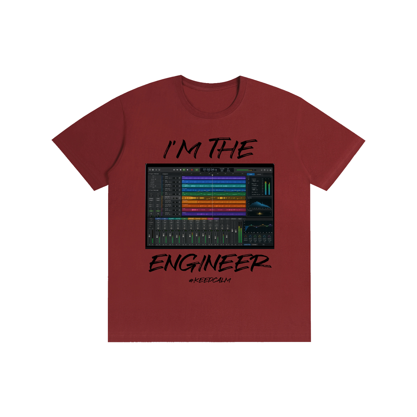I’m the Engineer Music Producer Graphic T-Shirt – product image 7