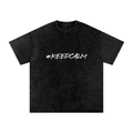 Jazzy Smoov Snow-Washed Oversized Cotton Graphic T-Shirt – product image 1