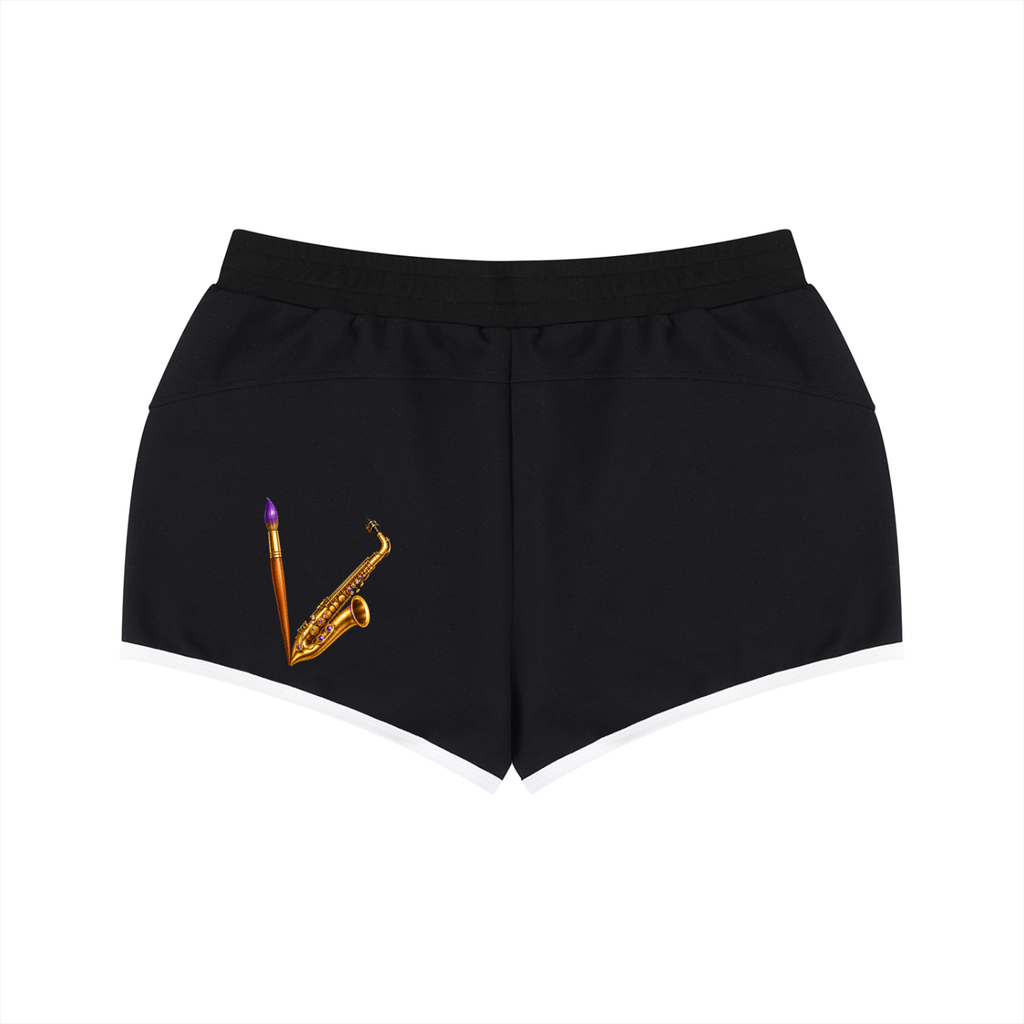 Women’s Peace Be Smoov Retro Athletic Shorts – product image 2