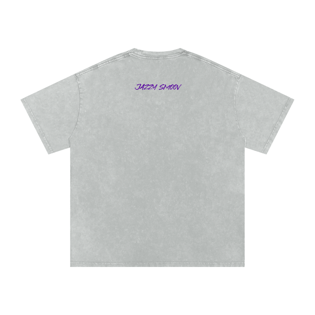Jazzy Smoov Keep Calm Oversized T-Shirt – Gray – product image 2