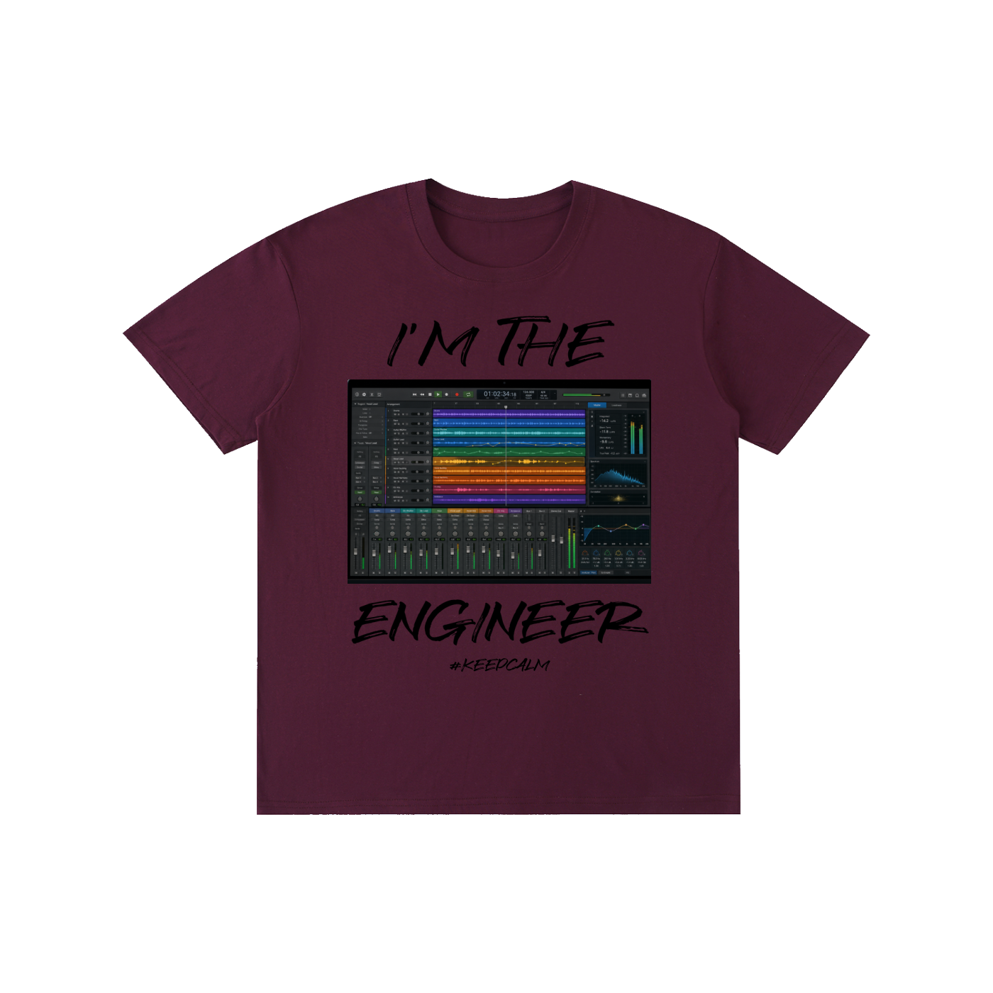 I’m the Engineer Music Producer Graphic T-Shirt – product image 13